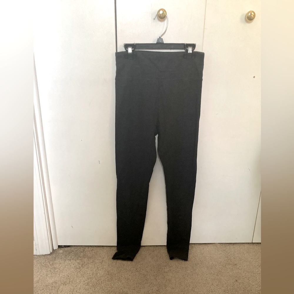 old navy dark grey active leggings